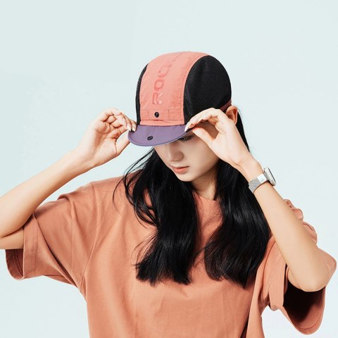 Czapka kolarska Rockbros rowerowa z daszkiem pod kask - czerwona