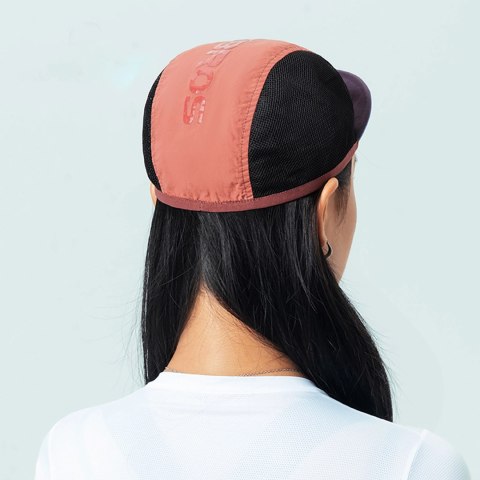 Czapka kolarska Rockbros rowerowa z daszkiem pod kask - czerwona