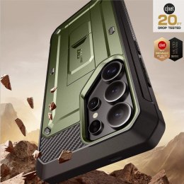 Etui Supcase Unicorn Beetle Pro 2-set na Samsung Galaxy S25 Ultra - oliwkowy