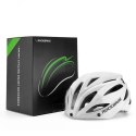 Kask rowerowy Rockbros z szybką, odpinane okulary z ochroną UV, unisex - czarno-brązowy
