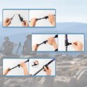 Kijek trekkingowy Qunature nordic walking aluminiowy 110 - 130 cm 1 szt. - fioletowy