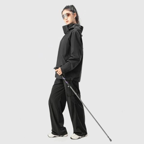 Kijek trekkingowy Qunature nordic walking aluminiowy 110 - 130 cm 1 szt. - fioletowy