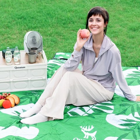 Mata piknikowa Qunature koc wodoodporny turystyczny 2 x 2 m - zielona