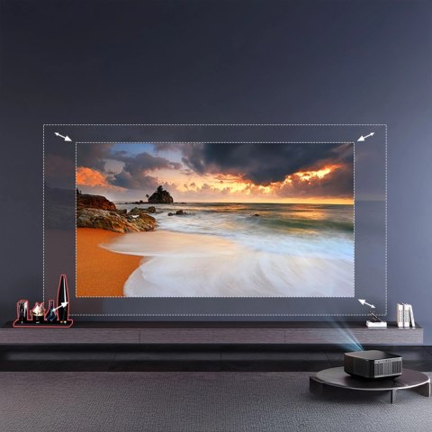 Projektor multimedialny Yaber K3 Pro LCD FullHD 1080p z głośnikami JBL i subwooferem - czarny