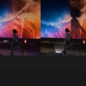 Projektor multimedialny Yaber K300s laserowy RGB FullHD 1080p z głośnikami JBL - czarny