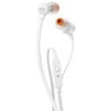 Słuchawki przewodowe JBL T110 dokanałowe mini jack 3.5mm - białe