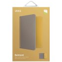 Etui na paszport UNIQ Belmont z blokadą RFID - szaro-żółte