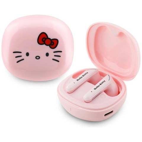 Słuchawki TWS Hello Kitty O Glossy Finish - różowe