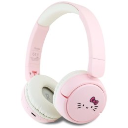 Słuchawki nauszne Hello Kitty Face Logo Bluetooth - różowe