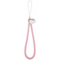 Zawieszka na telefon Hello Kitty Nylon Cord Kitty Head - różowa