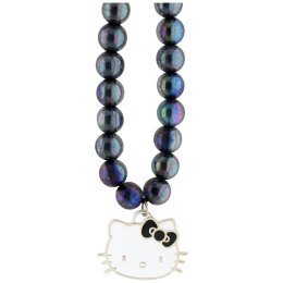 Zawieszka na telefon Hello Kitty Pearls Kitty Head - czarna