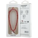Zawieszka na telefon Hello Kitty Pearls Kitty Head - czerwona