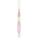 Zawieszka na telefon Hello Kitty Pearls and Beads Kitty Charm - różowa