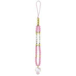 Zawieszka na telefon Hello Kitty Pearls and Beads Kitty Charm - różowa