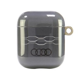 Etui Audi IML Geometric Pattern na AirPods 1 / 2 - szare