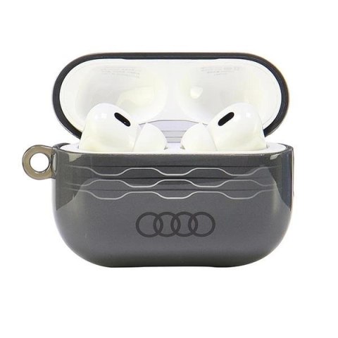 Etui Audi IML Geometric Pattern na AirPods Pro 2 - szare