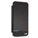 Etui BMW Carbon Tricolor Stripe na iPhone XS Max - czarne