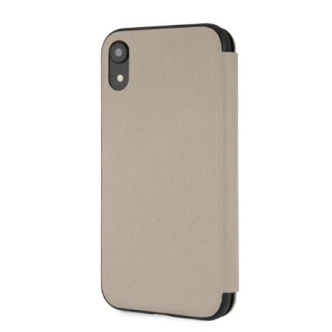 Etui BMW Logo Imprint na iPhone Xr - beżowe