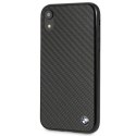 Etui BMW Siganture Carbon na iPhone Xr - czarne