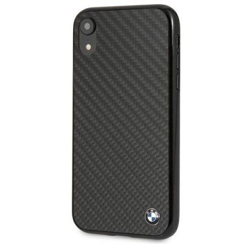 Etui BMW Siganture Carbon na iPhone Xr - czarne