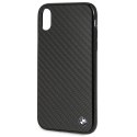 Etui BMW Siganture Carbon na iPhone Xr - czarne