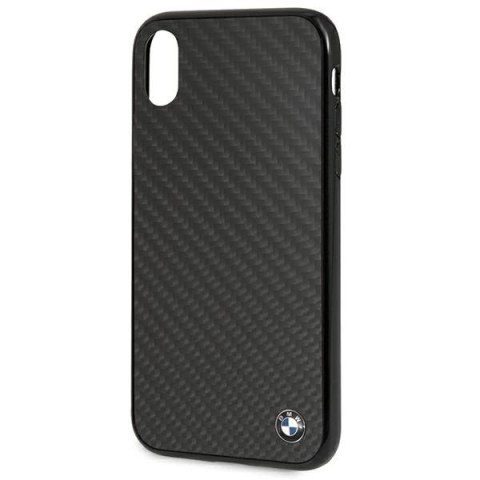 Etui BMW Siganture Carbon na iPhone Xr - czarne