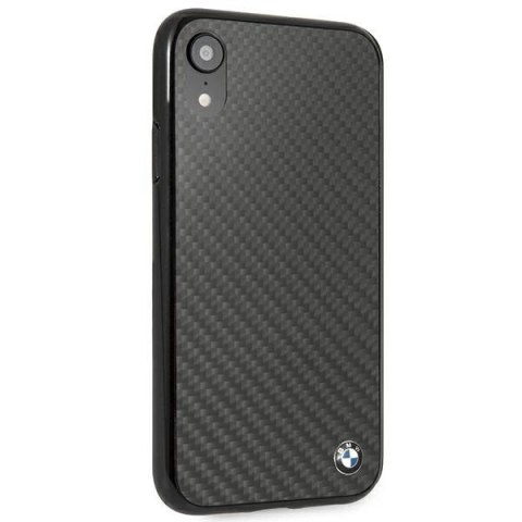 Etui BMW Siganture Carbon na iPhone Xr - czarne