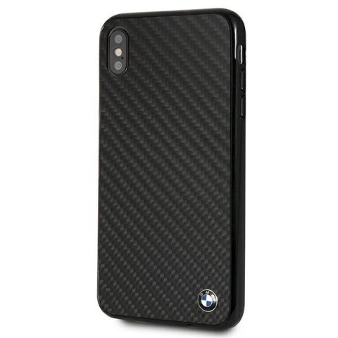 Etui BMW Siganture Carbon na iPhone Xs Max - czarne