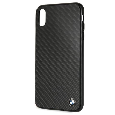 Etui BMW Siganture Carbon na iPhone Xs Max - czarne