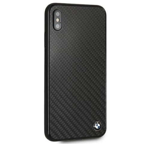 Etui BMW Siganture Carbon na iPhone Xs Max - czarne