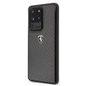 Etui Ferrari Carbon Heritage na Samsung Galaxy S20 Ultra - czarne