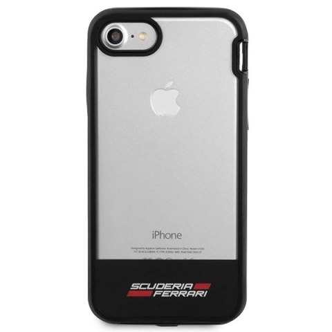 Etui Ferrari Racing Shield na iPhone 7 / 8 / SE 2020 / SE 2022 - półprzezroczyste