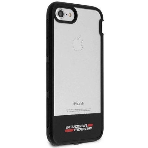 Etui Ferrari Racing Shield na iPhone 7 / 8 / SE 2020 / SE 2022 - półprzezroczyste