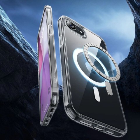 Etui ESR Classic Hybrid Halolock MagSafe na iPhone 16e / 17e - przezroczyste