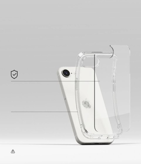 Etui Ringke Fusion na iPhone 16e / 17e - przezroczyste