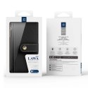 Etui skórzane Dux Ducis Lawa na iPhone 15 Pro Max - czarne