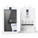 Etui skórzane Dux Ducis Lawa na iPhone 15 Pro Max - szare