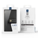 Etui skórzane Dux Ducis Lawa na iPhone 16 - czarne