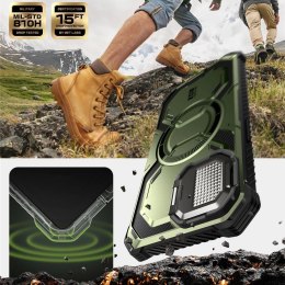 Etui Supcase IBLSN Armorbox Mag MagSafe na iPhone 16e / 17e- oliwkowe