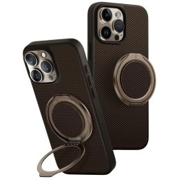 Etui UNIQ Keva Air Magclick Charging GripFit na iPhone 16 Pro Max - brązowe
