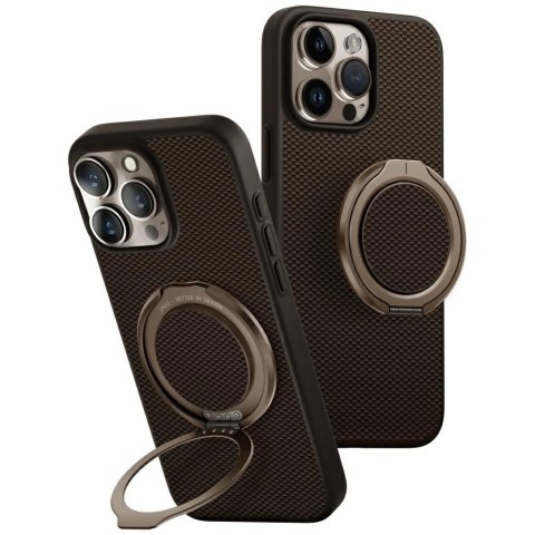 Etui UNIQ Keva Air Magclick Charging GripFit na iPhone 16 Pro Max - brązowe