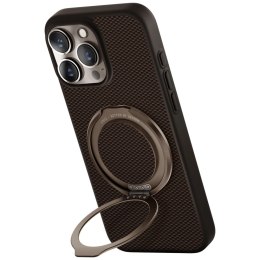 Etui UNIQ Keva Air Magclick Charging GripFit na iPhone 16 Pro Max - brązowe