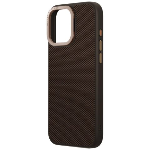 Etui UNIQ Keva Max Magclick Charging Camera Stand na iPhone 16 Pro - brązowe