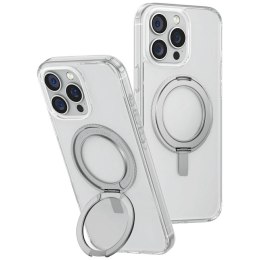 Etui UNIQ Swivix 360 Rotating Kickstand na iPhone 16 Pro Max - przezroczyste