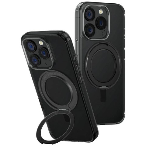 Etui UNIQ Swivix 360 Rotating Kickstand na iPhone 16 Pro - czarne