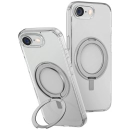 Etui UNIQ Swivix 360 Rotating Kickstand na iPhone 16e - przezroczyste
