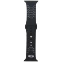 Pasek Audi Geometric Pattern Silicone Watch Strap na Apple Watch 44 / 45 / 46 / 49 mm - czarny