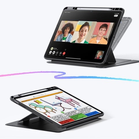 Etui ESR Flip Hybrid na iPad Air 13" (2024/2025/2026) - czarny