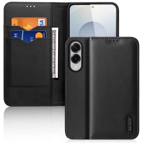 Etui Dux Ducis Hivo na Samsung Galaxy S25 Edge z klapką i ochroną RFID - czarne