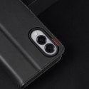 Etui Dux Ducis Hivo na Samsung Galaxy S25 Edge z klapką i ochroną RFID - czarne